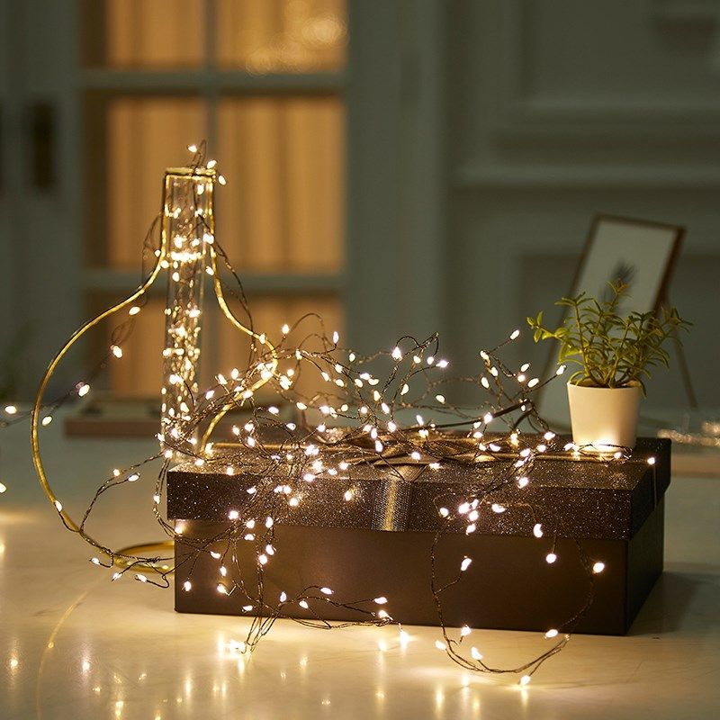 圣诞节LED鞭炮灯铜线灯串室外庭院装饰灯USB遥控防水圣诞树小彩灯,节庆用品/礼品,装饰灯,淘宝优惠券,粉丝福利购,淘宝优惠卷