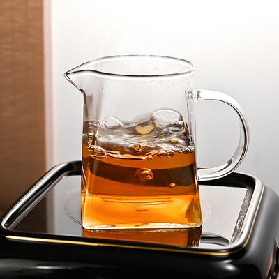 耐热高硼硅玻璃加厚公道杯大小号公杯高档带茶漏煮陈皮青柑泡茶壶