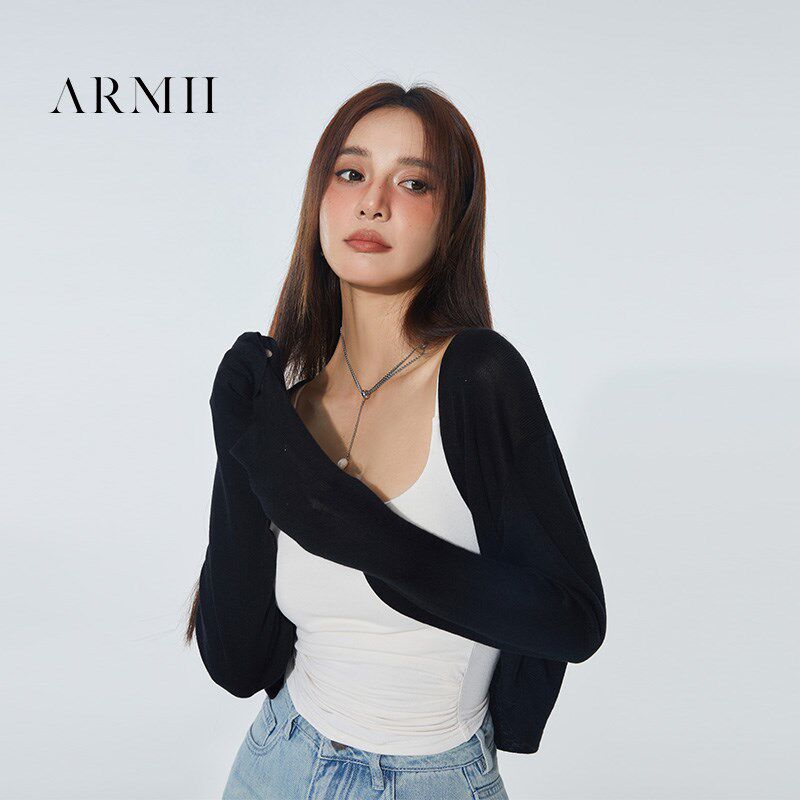 ARMII秋季外搭针织开衫百搭显瘦宽松女士外套搭配神器披肩罩衫
