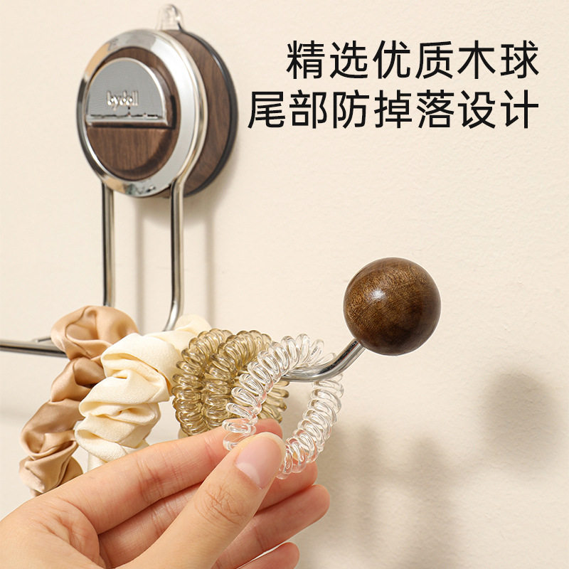 吸盘收纳架浴室免打孔壁挂式发圈