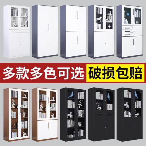 办公室文件柜带柜色锁铁皮柜套档LL-tswjg案资料柜制书财务钢凭证