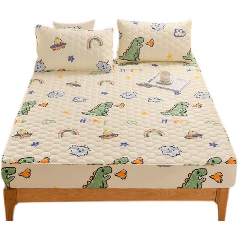 BK婴9KA类母10全0棉防隔尿夹棉床水笠单件纯棉加厚床579罩儿童薄