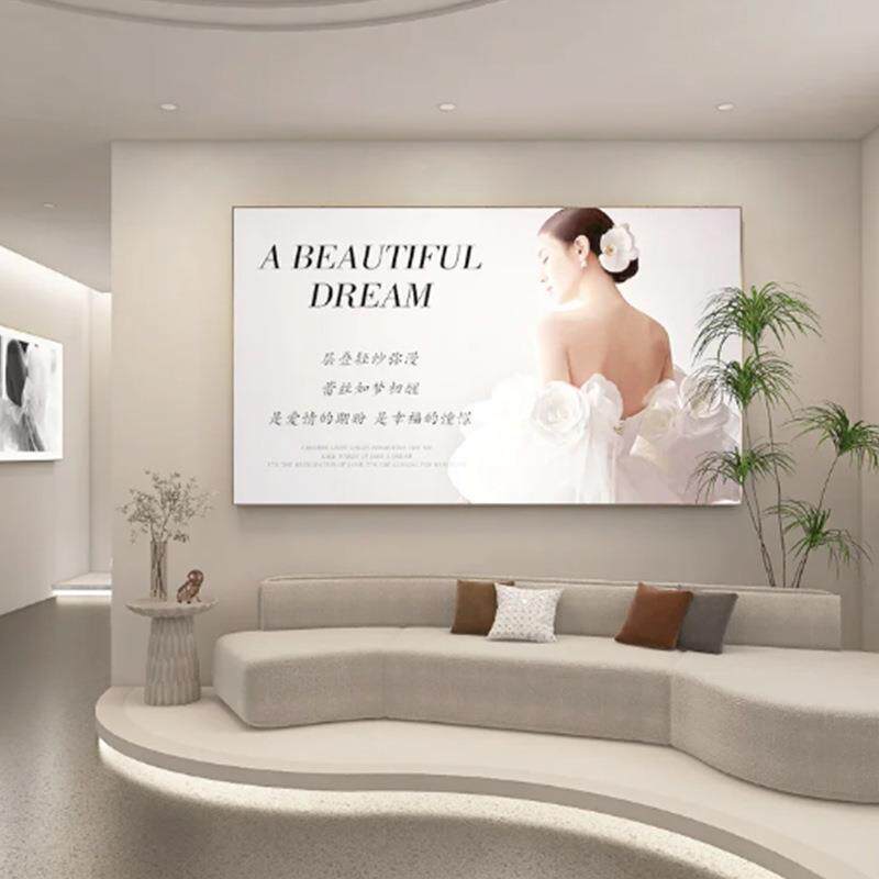 膜uv薄938软箱led广告牌户外门头无边框灯箱制灯作挂墙超式软膜灯