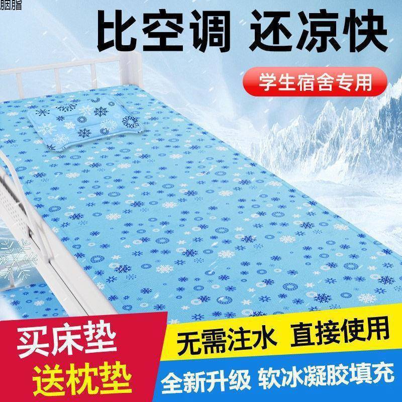 夏天降温学冰床冰垫凝床垫单胶人双人床夏季家用954水席垫生宿舍
