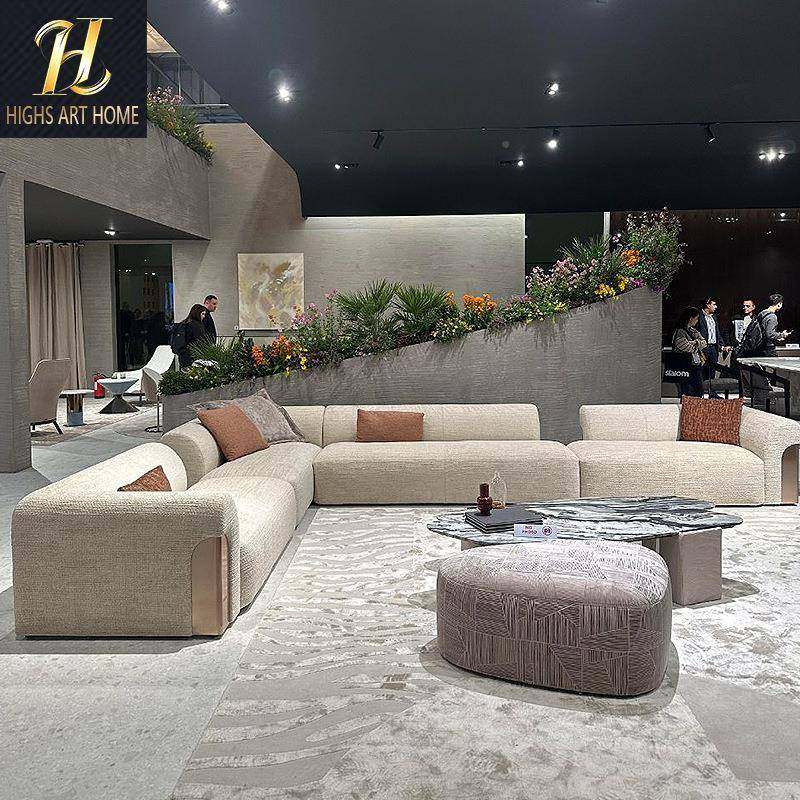 意大利longhi轻奢创意设计布层艺沙发别端墅大HIGHS-25平客厅高组,住宅家具,布艺沙发,淘宝优惠券,粉丝福利购,淘宝优惠卷