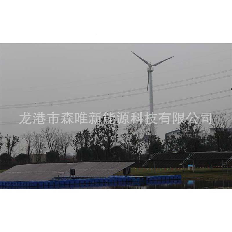 机家0用电控风力发电机500力W风发电SW-5KW组5KW/5000瓦小型风力