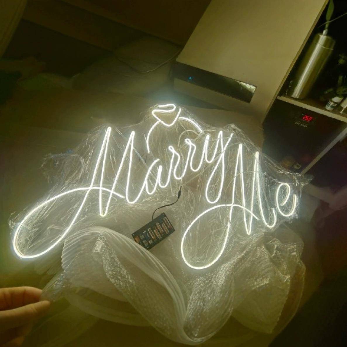 求婚字表灯maerrym白惊喜婚礼结婚纪念日霓PQM母虹灯布置装饰灯le