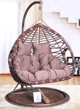 双人吊篮藤椅阳台家用鸟室吊内休摇闲椅63756庭院户外秋千网红卧