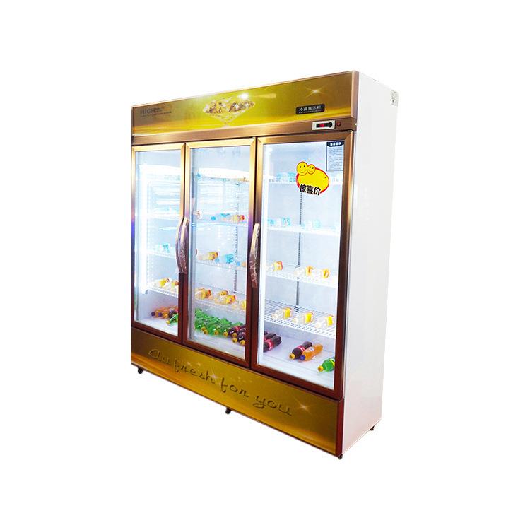 单门箱冷藏保市鲜展示柜双门商立式超冷饮用冰可乐啤酒HKA柜饮料