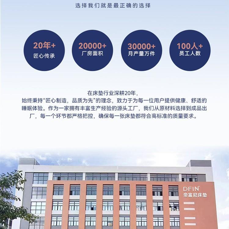 席思垫GGT家用软硬两用30cm5厚双人1.8梦米床1.酒店公寓乳胶弹簧
