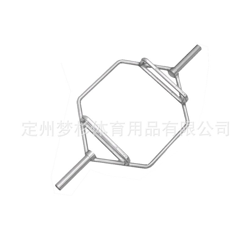 直销环形杠铃杆深蹲大宽杆深蹲增肌环形哑铃杆六边六角圈型杠铃杆