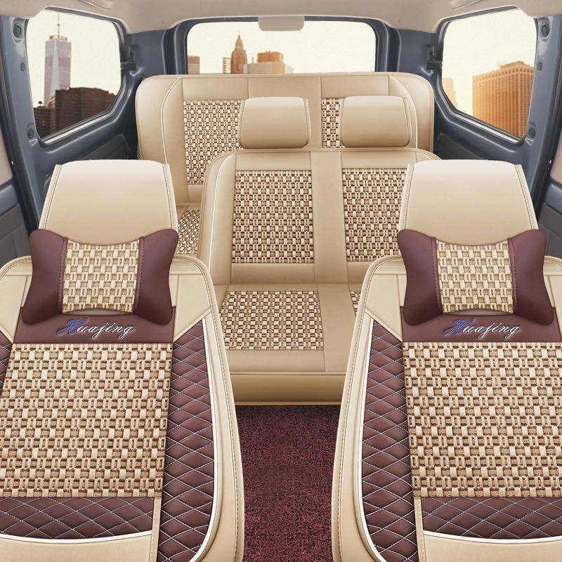 四汽车座套五宏A光svCSS欧诺欧尚X70七菱座面包车季全包皮冰丝坐