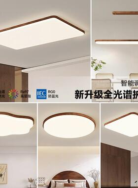 厅吸灯现护代简约创意客胡桃木色卧室灯GBA眼顶全屋套餐组合中山