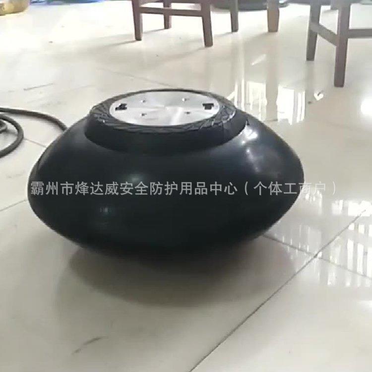 橡胶充气重气垫净起重20kg黑型号规格全色圆形QHX方形