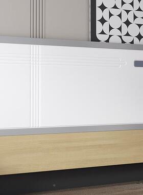 床头实木板1米8床定头板靠1米5床头单买经济型OPG烤漆头床落背地