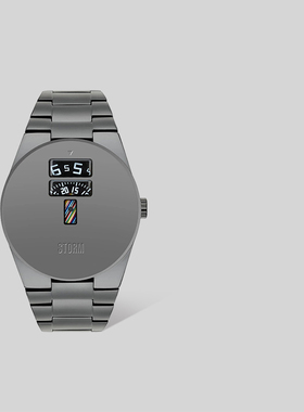 STORM/英伦风暴OSTON系列欧美多功能男士手表旋转碟片表盘47556