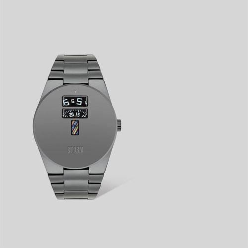 STORM/英伦风暴OSTON系列欧美多功能男士手表旋转碟片表盘47556