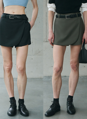 PRE PREWORKS智感衣橱羊毛西装半身短裙通勤小A防走光显瘦裤裙