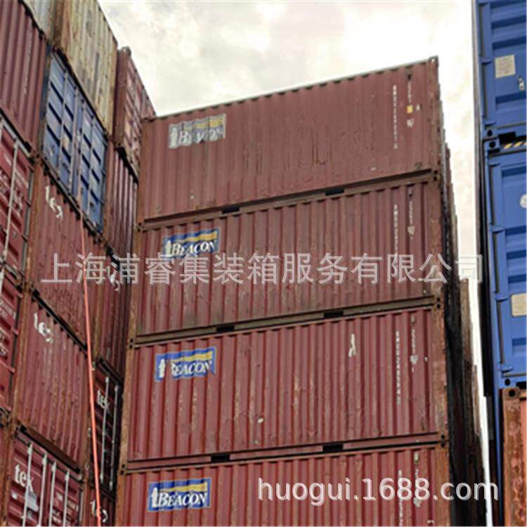 靖江6米12米二手海运集装箱，船公司旧集装箱价格