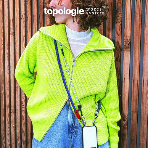 Topologie手机挂绳3mm可调节户外挂脖iphone高级送礼可拆卸包包斜挎背带