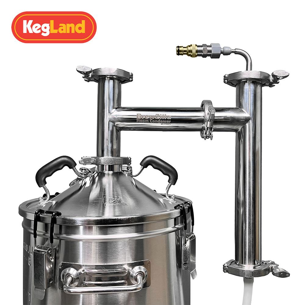 精酿不锈钢卡箍家酿小型蒸馏装置酿酒机设备蒸馏器蒸酒器KegLand