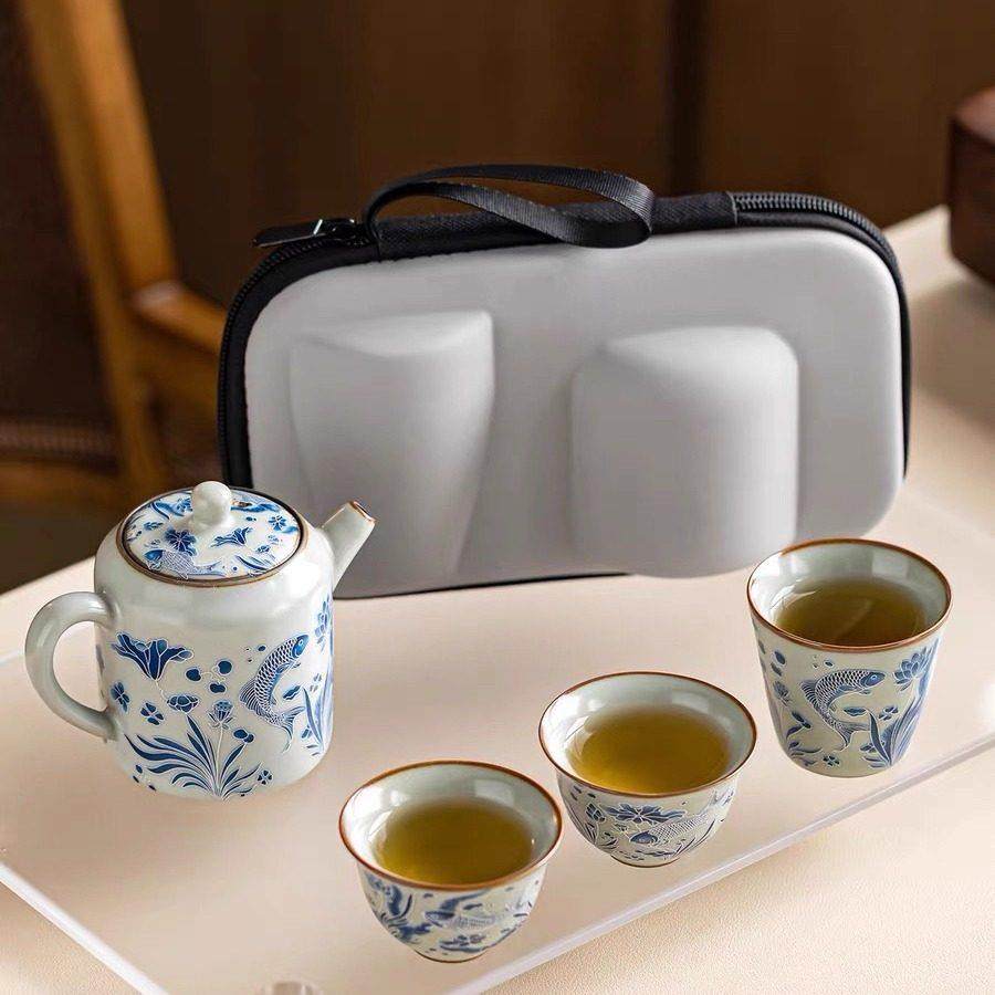 如瑶快杯一壶三杯便携式旅行茶具便携式户外功夫茶具茶壶泡茶机,餐饮具,旅行茶具,淘宝优惠券,粉丝福利购,淘宝优惠卷