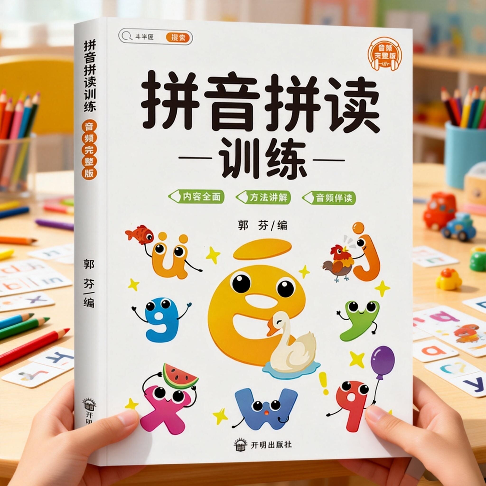拼音拼读训练一年级幼小衔接一日一练初学者专项强化练习册音频版/天辅任图书