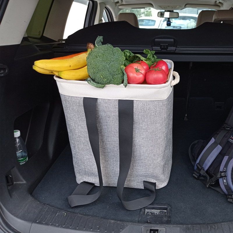 手风琴购物置物背篼收纳框买菜家用背筐可折叠多功能背篓宠物背包,特色手工艺,竹编/竹雕,淘宝优惠券,粉丝福利购,淘宝优惠卷