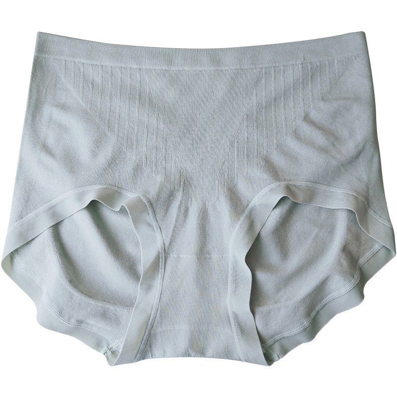 2条 高品质无缝内裤女大码高腰全包臀舒适透气柔软大弹力三角裤