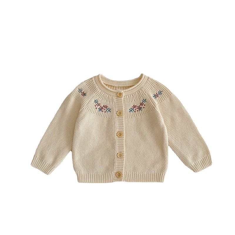 婴儿衣服针织开衫外套春秋装男女童幼儿打底毛衣儿童小童毛线上衣