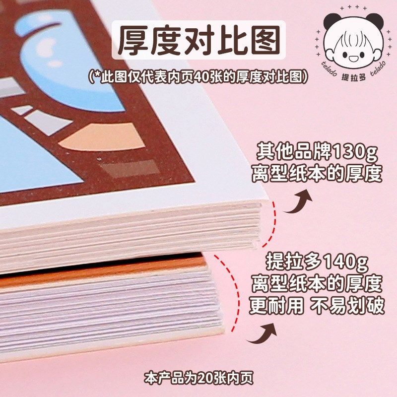 提拉多离型本多多酱可爱卡通人物高颜值a4双面活页贴纸胶带收纳册,文具电教/文化用品/商务用品,手帐/日程本/计划本,淘宝优惠券,粉丝福利购,淘宝优惠卷