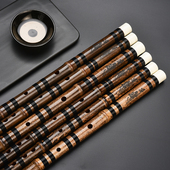 筠屹专业紫竹笛子高级横笛儿童乐器精制女古风f调e调高端演奏竹笛