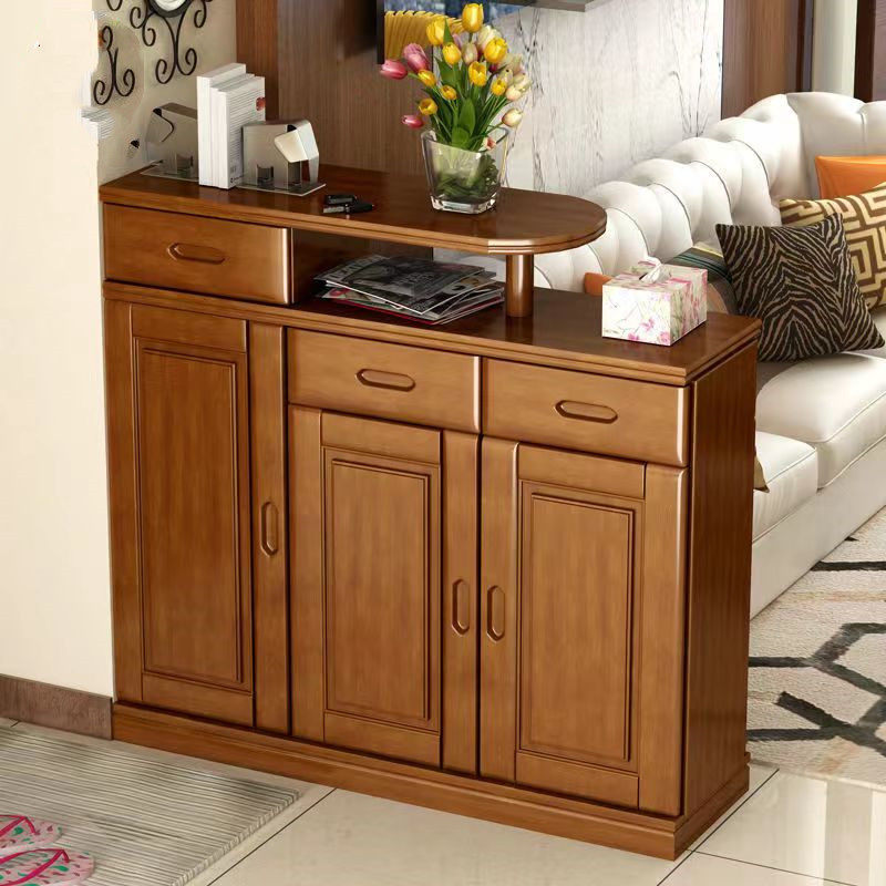 实木鞋柜双面柜家用门口玄关柜隔断柜中式门厅柜小户型大容量收纳,住宅家具,鞋柜,淘宝优惠券,粉丝福利购,淘宝优惠卷