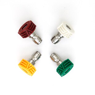 304不锈钢025-030-035-040型号家用洗车机导流环快插喷嘴1/4快接