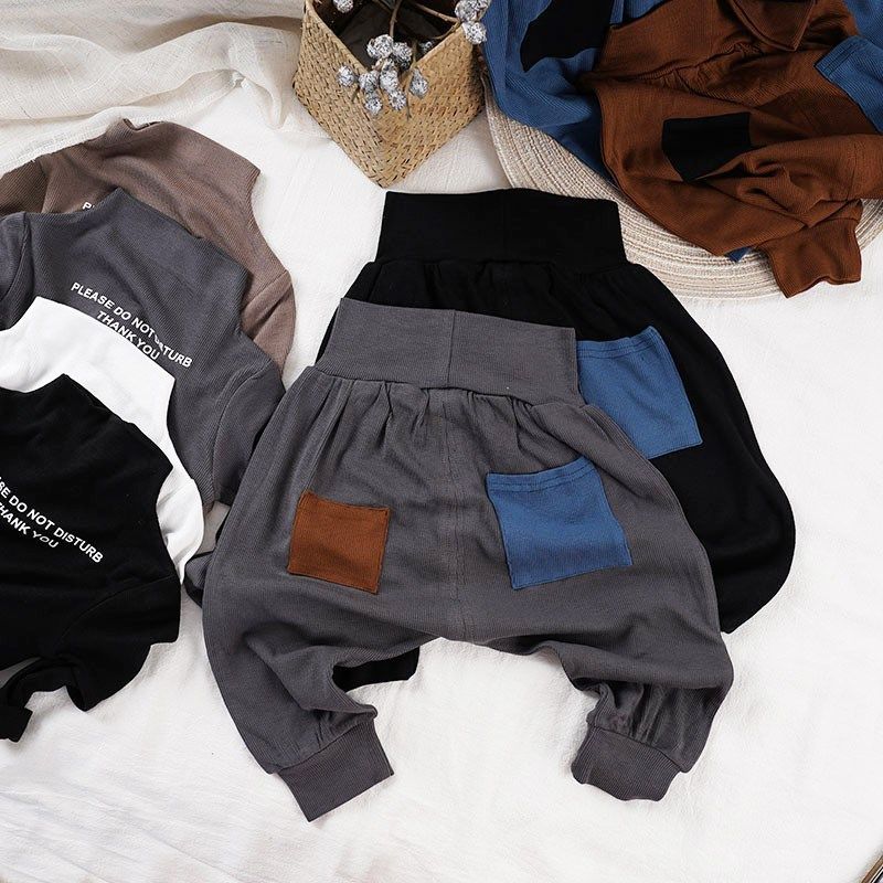 软弹材质 春夏婴童宝宝高腰护肚pp裤 男童软弹大裆哈伦撞色屁屁裤,童装/婴儿装/亲子装,裤子,淘宝优惠券,粉丝福利购,淘宝优惠卷