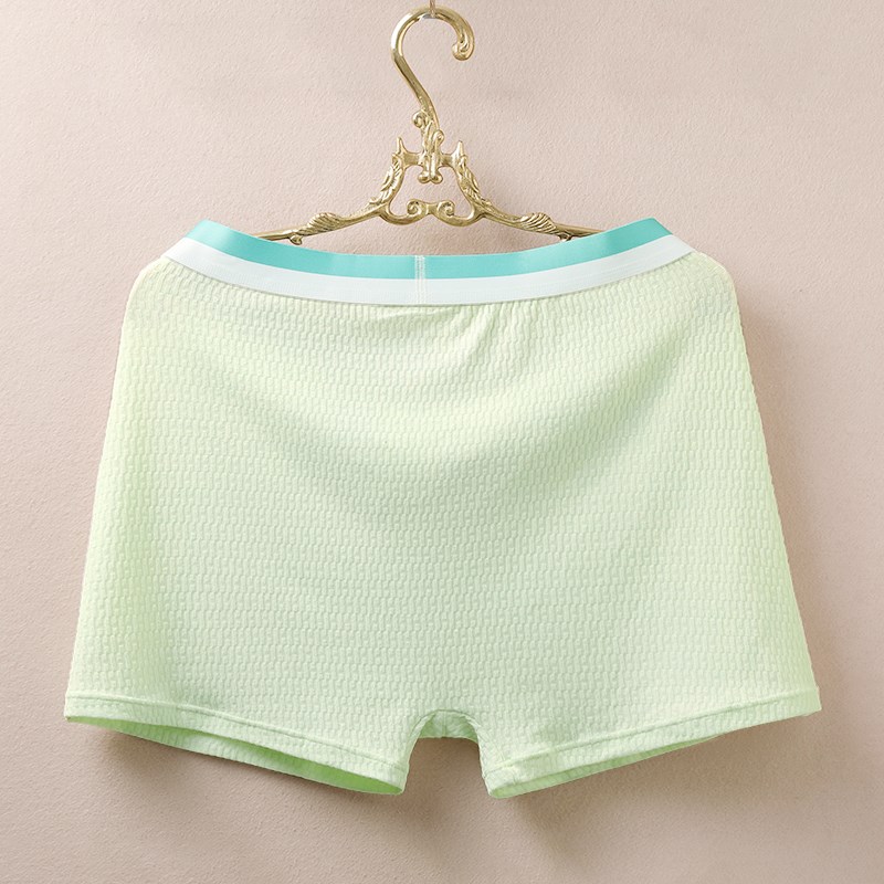 男士阿罗裤高档纯棉内裤男款平角2024新款夏季宽松泡泡棉四角短裤