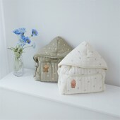 婴儿背带披风斗篷婴儿车盖毯推车挡风被腰凳防风保暖加厚宝宝披风