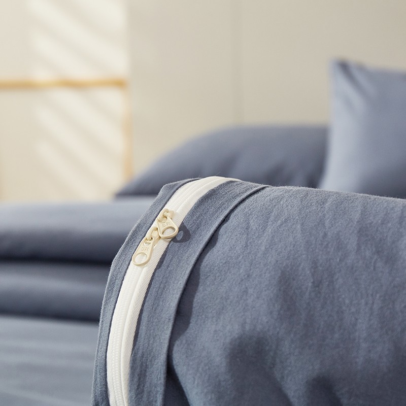 全棉水洗棉被套单件1.5/1.8m床150200单人220240双人纯棉被罩