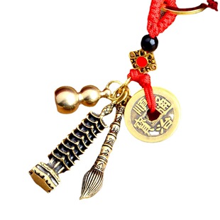 文昌塔钥匙扣金榜题名状元笔上岸文昌笔初中高考学生挂坠件