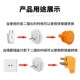 纯铜3芯排插座延长线大功率空调专用10A转16A转换器接线板拖线板