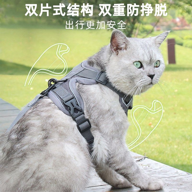 暹罗猫专用宠物猫咪牵引绳背心式胸背带外出溜猫绳猫链子防挣脱,宠物/宠物食品及用品,猫牵引绳,淘宝优惠券,粉丝福利购,淘宝优惠卷