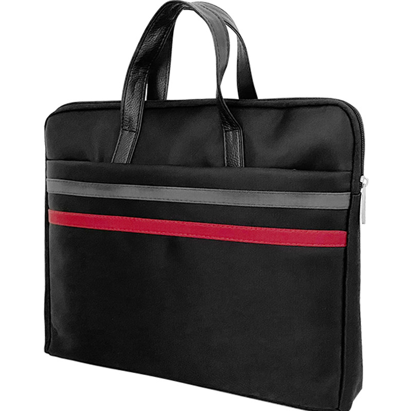 文件袋公文包手提袋A4拉链帆布资料公文袋开会会议袋定制印刷LOGO