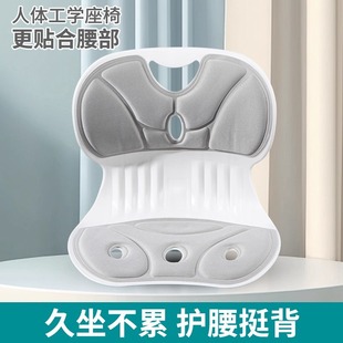 人体工学护腰坐垫久坐靠背垫腰靠腰托腰部支撑座椅靠垫矫正坐姿