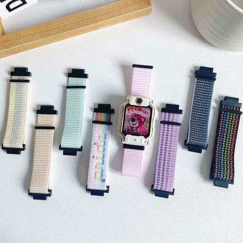 尼龙适用小天才电话手表Z9/Z10表带Z8/Z7/Z6A/Z1/Q1A/Q2A魔术贴