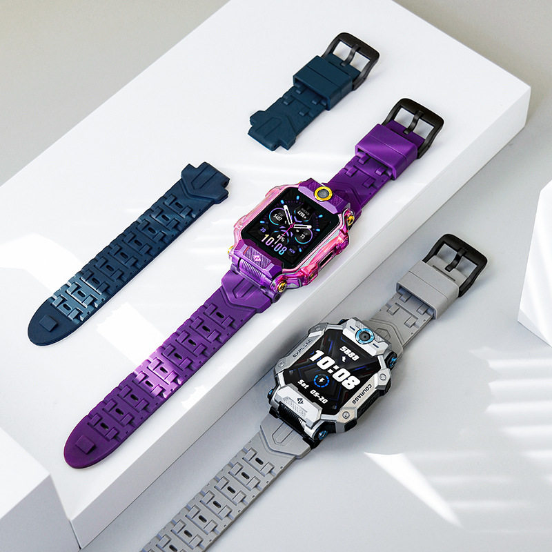 适用小天才电话手表表带Z7 Z8通用Z6配件螺丝杆少年版少儿手表带