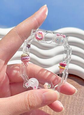 DIY公仔保护壳适用小天才Z10电话手表Z9/Z8A/Z7Z6P透明保护套卡通