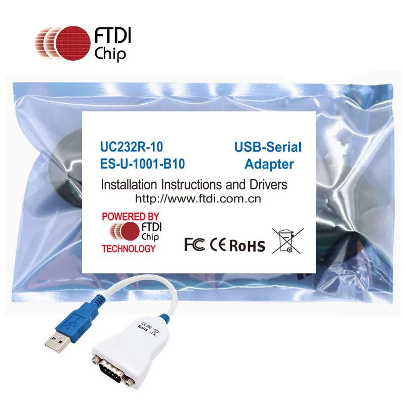 FTDI CHIP UC232R-10 Chipi-X10USB转RS232转换器线缆 DB9连接线