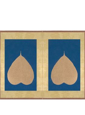 寻堂微喷仿清菩提叶册页小楷纸作品纸蜡染练字半熟宣专业书法用纸