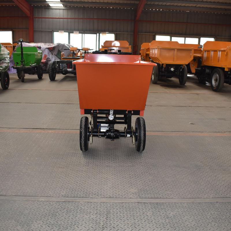 翻斗车建筑工地手推三轮车大骑兵厂家直销电动斗车工程灰斗车