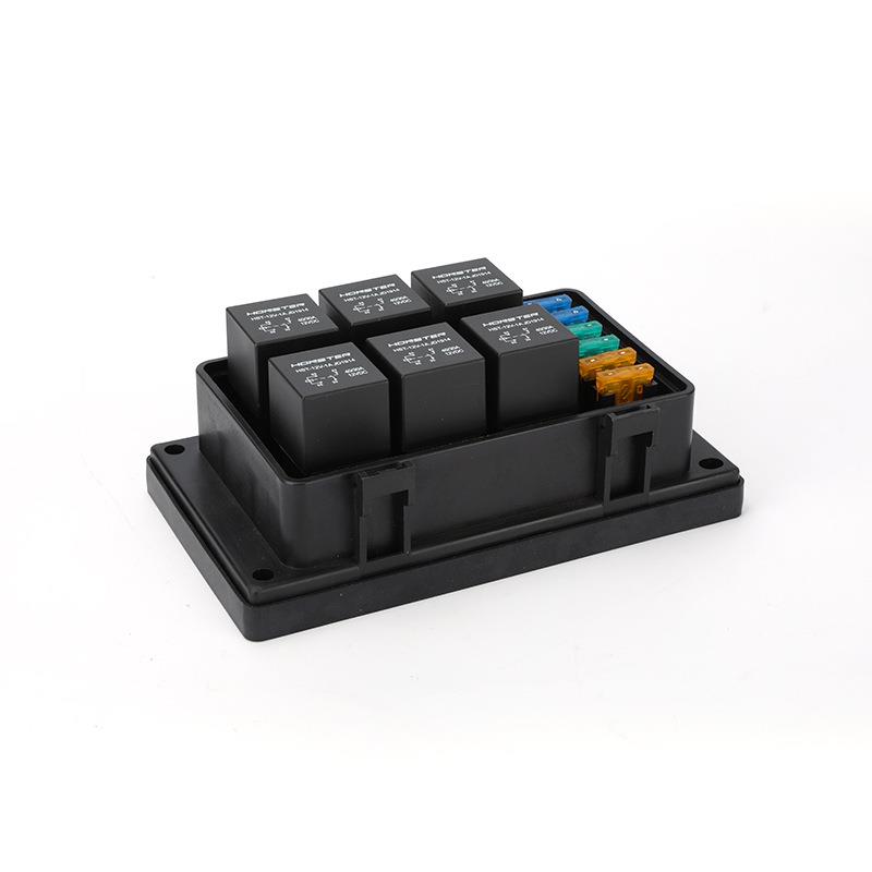 六可路继电防水保器险盒险汽车新能源驻车继电IFN器盒插保片